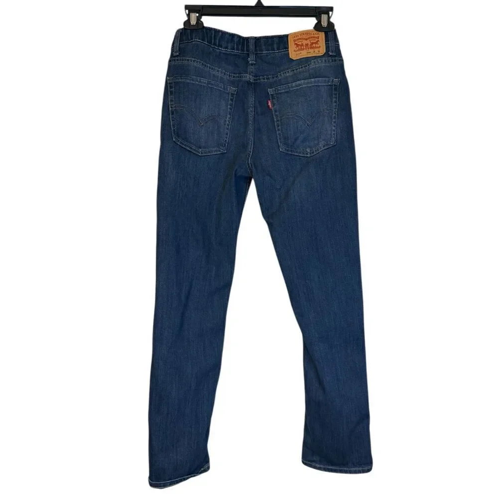 Levi’s Boys 511 Jeans Adjustable Waist Size 16R 28/30